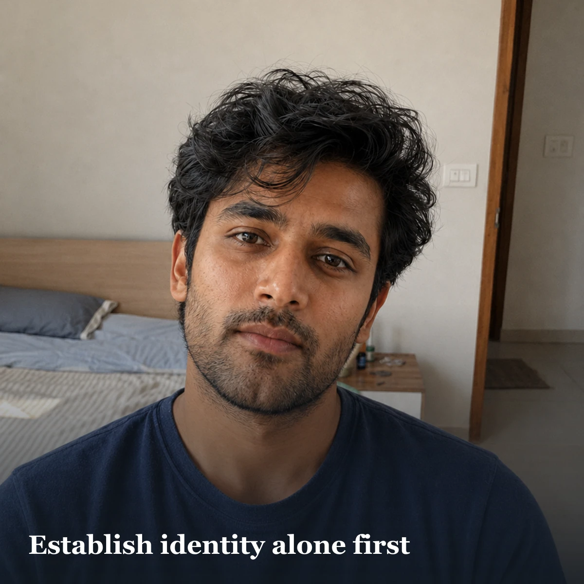 Clear solo portrait demonstrating the identity standard that should come before any group photograph